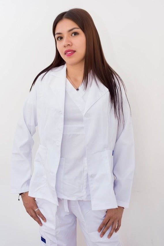 Saco 100% algodón medica uniformes Stanford mujer