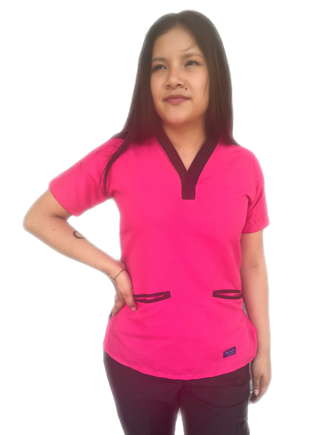 Filipina para dama ULA con manga corta Uniformes Stanford