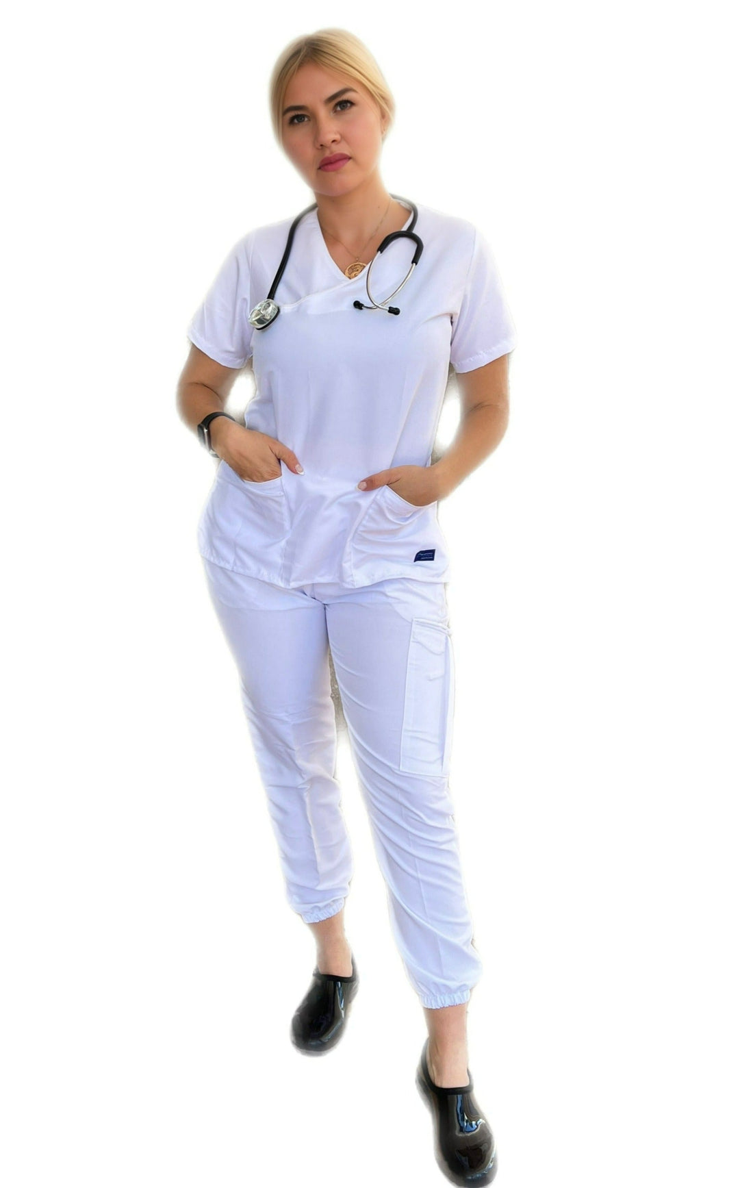 quirurgico blanco uniformes stanford, pijama medica y para hospital