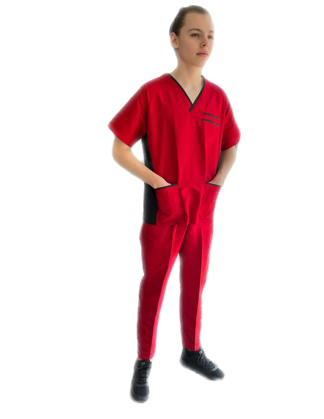 Pijama Quirúrgica de Hombre Uniformes Stanford con filipina Guatemala y pantalón recto