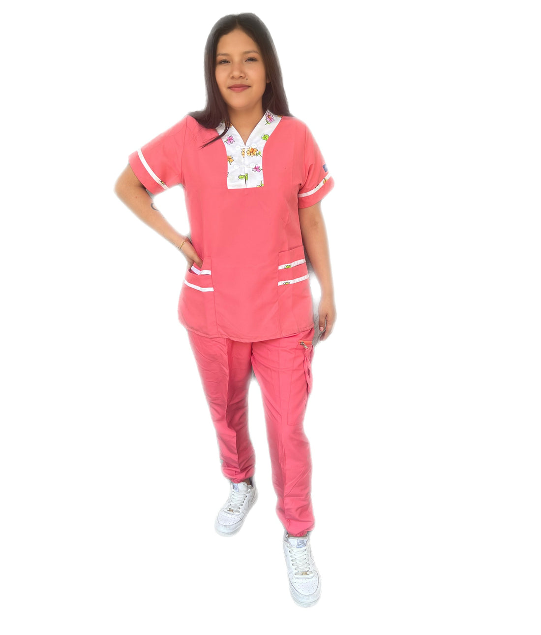 Pijama quirurgica San José para mujer repelente spandex uniformes Stanford