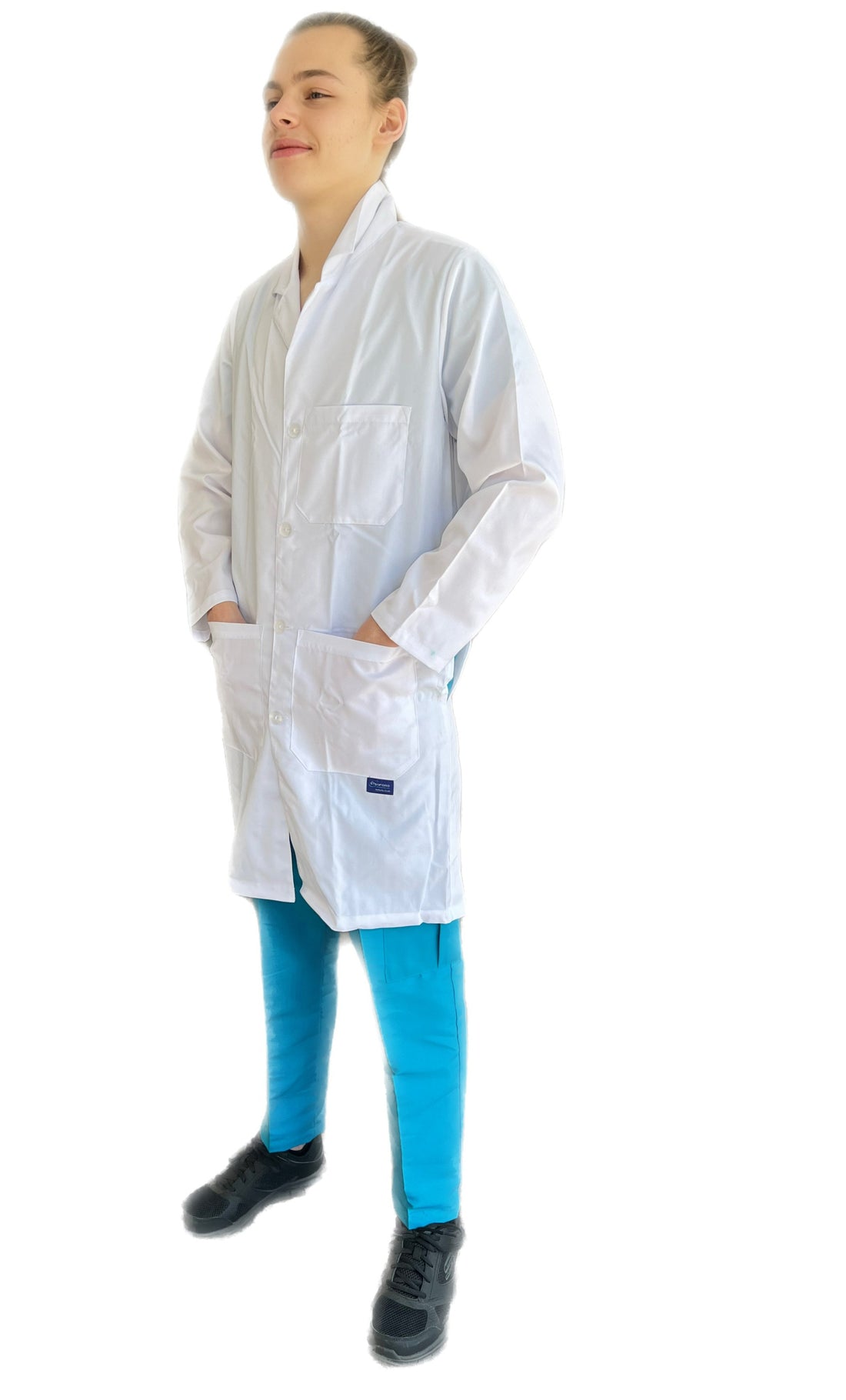 bata clínica blanca para hombre uniformes Stanford es tu mejor opción. Ligera, cómoda y muy practica por un increíble precio. Alta blancura, resistencia a arrugas. Tallas de xs hasta xxxl. Uniformes para médicos de muy alta calidad con la mejor precio es nuestra prioridad para mercado de Mexico. ¡Lavar a máquina fría con Wanish, con colores similares - No usar cloro - Secar en secadora a baja temperatura¡